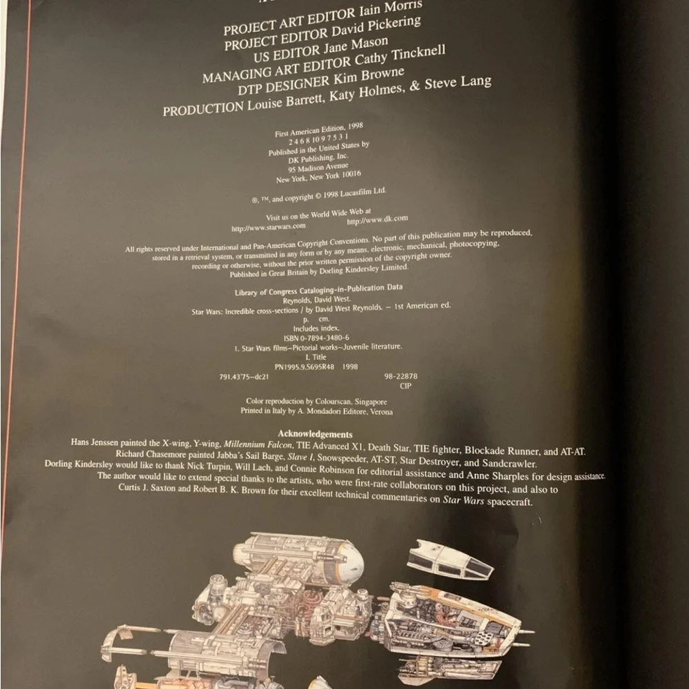 Star Wars incredible‎ cross- sections vehicles and spacecraft Guide